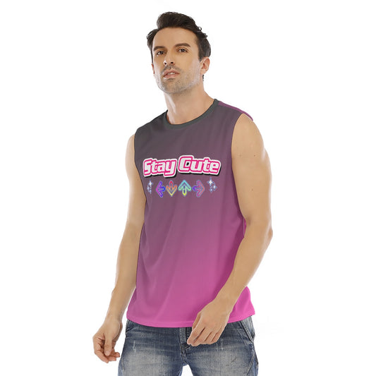 Stay Cute Muscle Tank Top