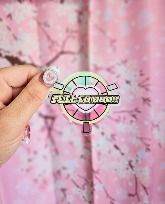 Full Combo Acrylic Pin