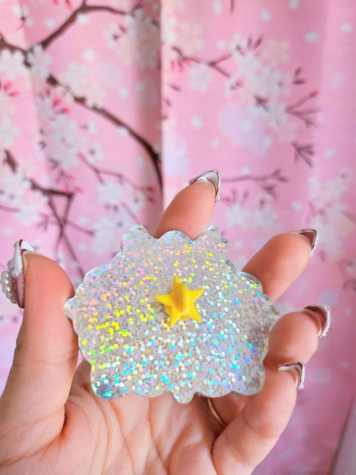 SMX 6 Star Acrylic Pin