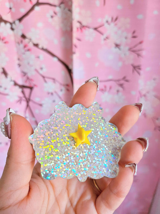 SMX 6 Star Acrylic Pin