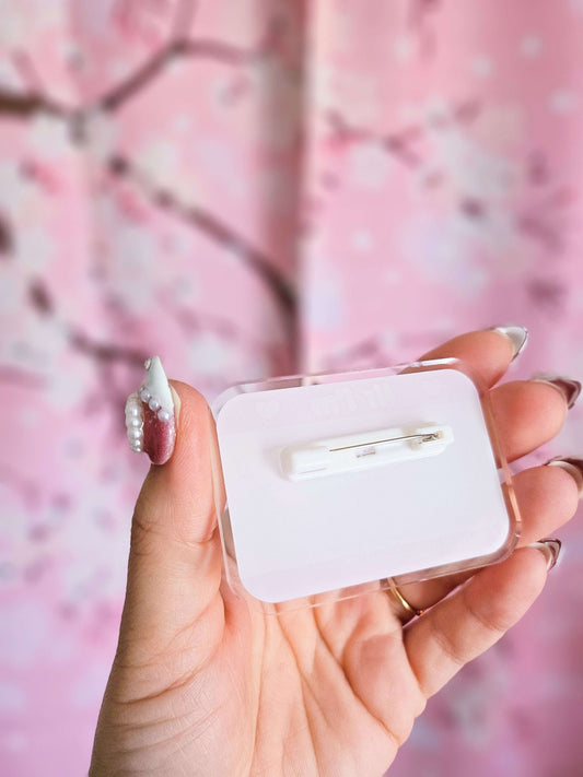 Hi I'm (Blank) Acrylic Pin