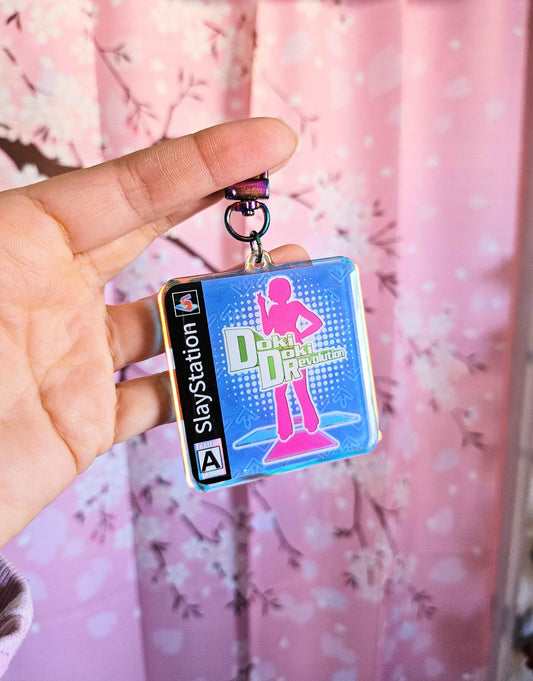 SlayStation Doki Doki Revolution Holographic Charm