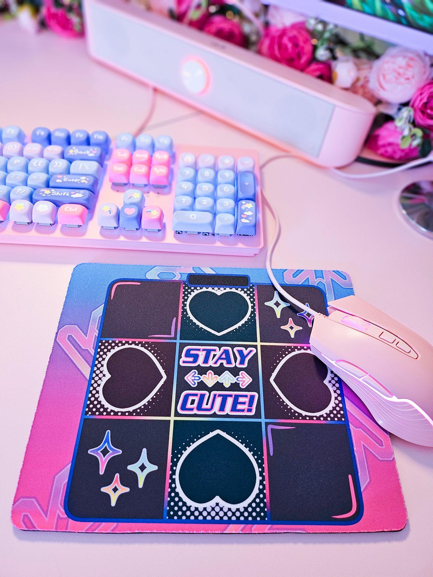 Stay Cute Dark Mousepad