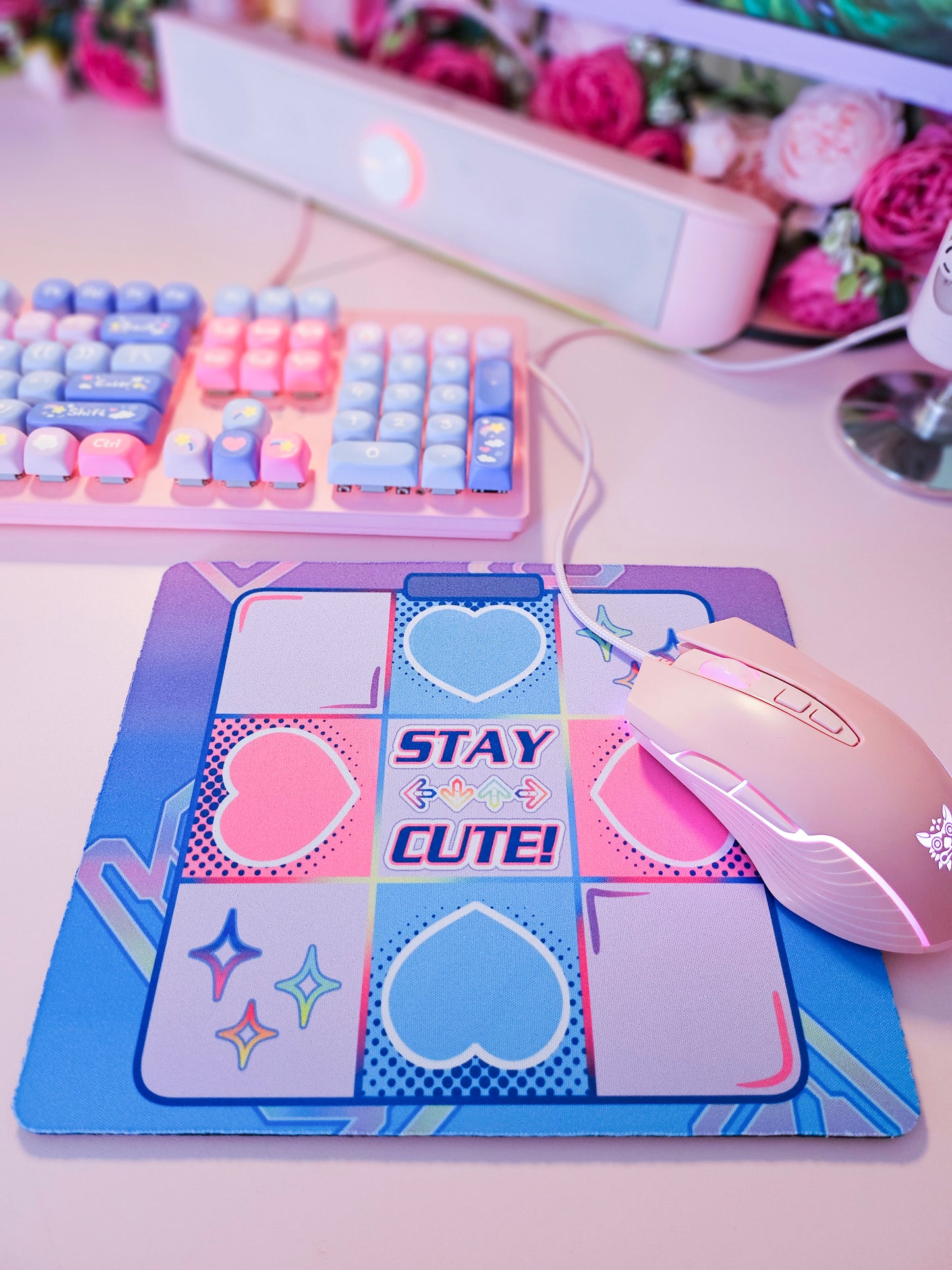 Stay Cute Light Mousepad