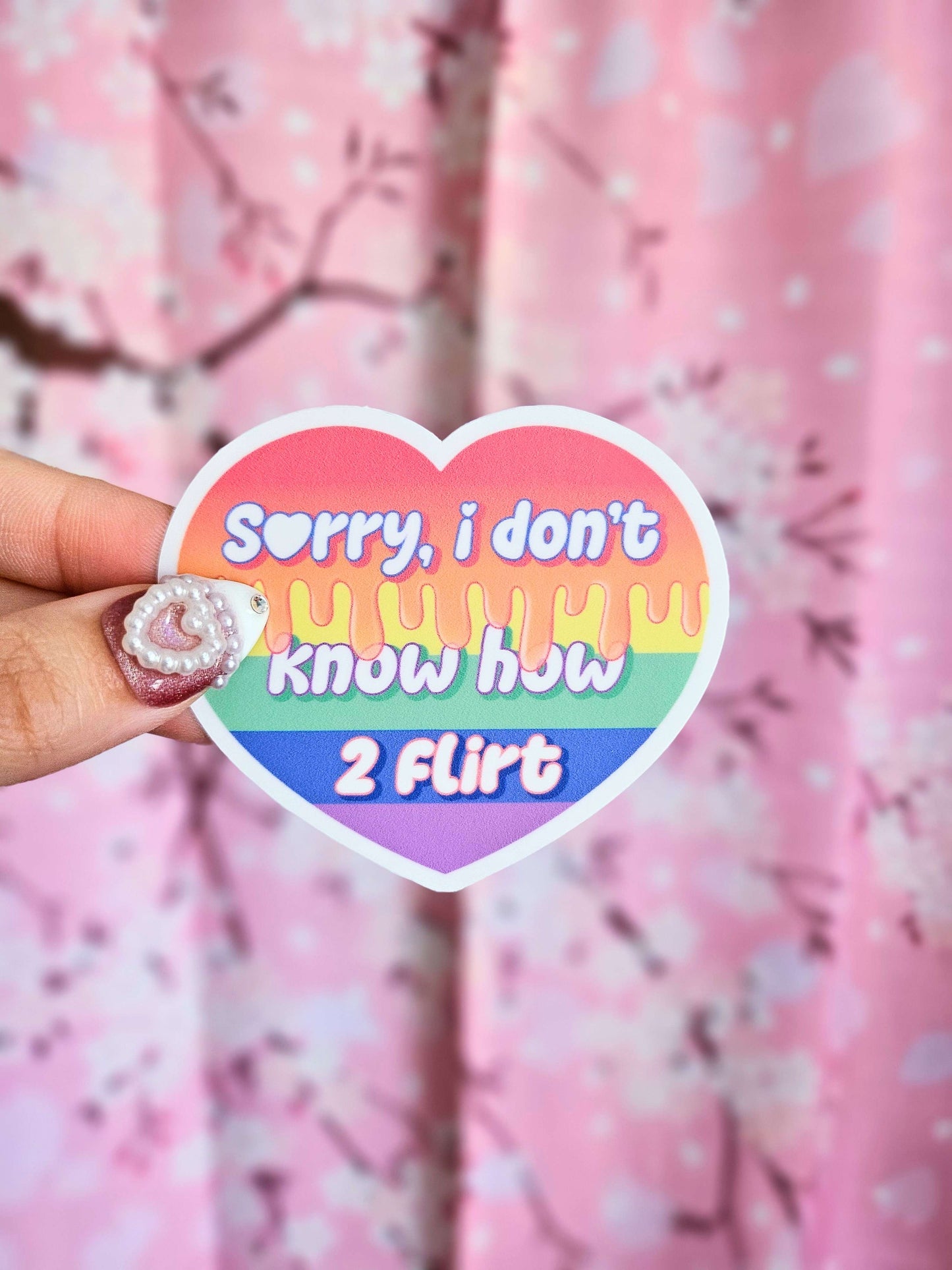 Gay Sorry I Don't Know How To Flirt Sticker