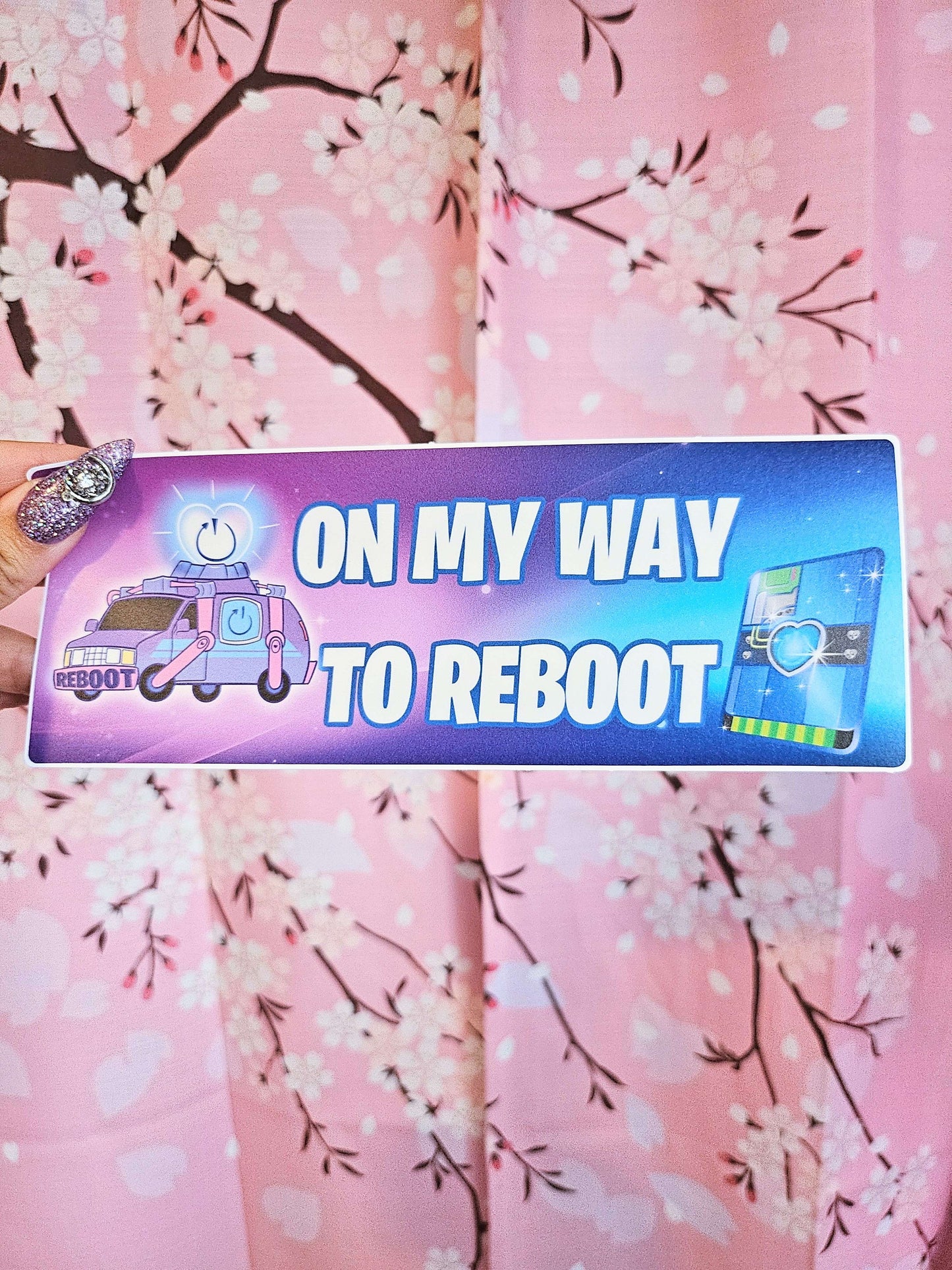 On My Way To Reboot Bumper Sticker