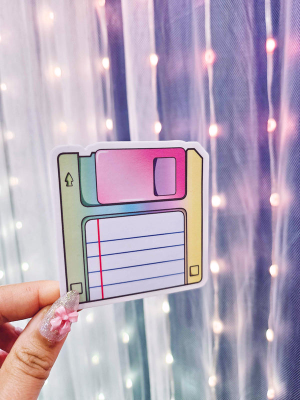 Floppy Disk Sticker – Maiden And The Machine