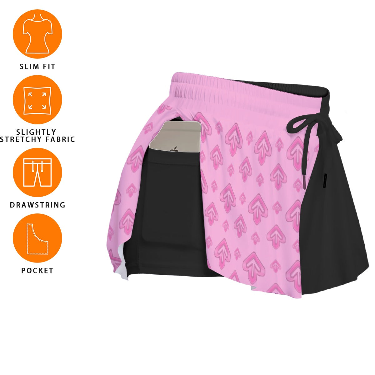 Marvelous Athletic Flowy Shorts With Pocket