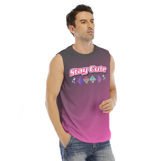 Stay Cute Muscle Tank Top