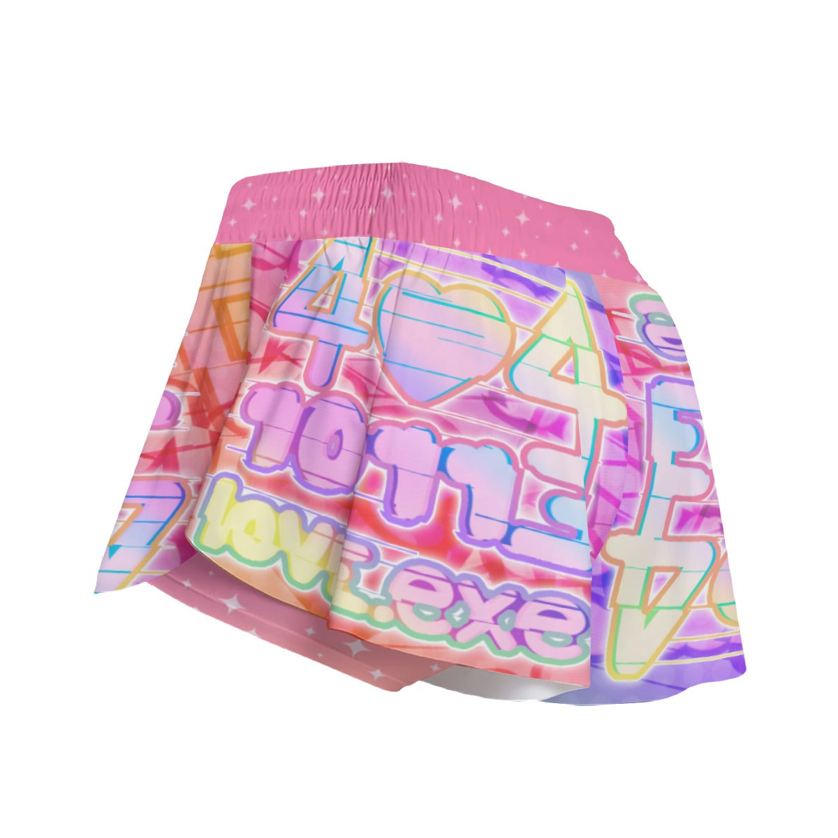 404 Error Love.exe Flowy Shorts With Pocket