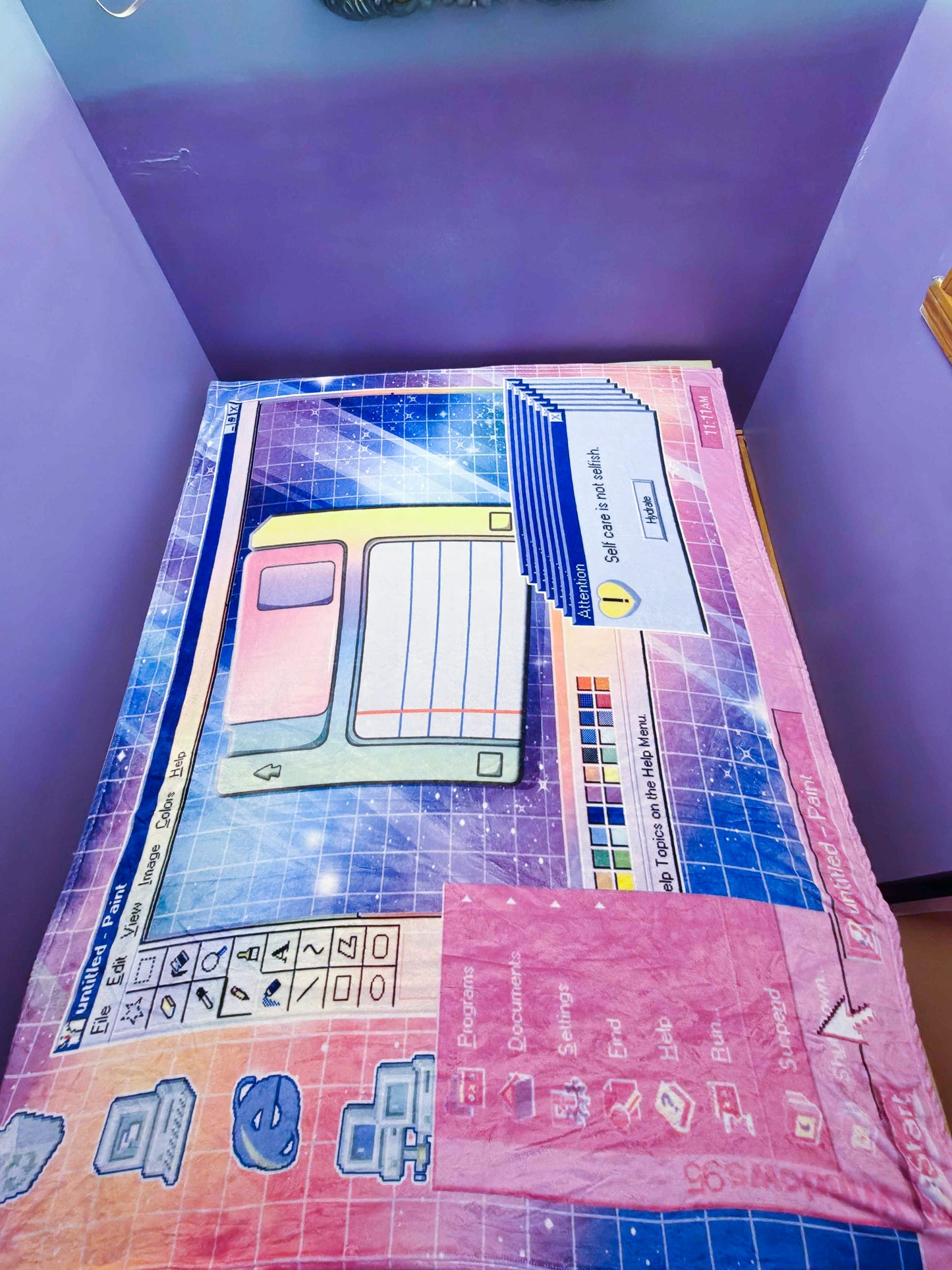 Windows 95 Retro Blanket