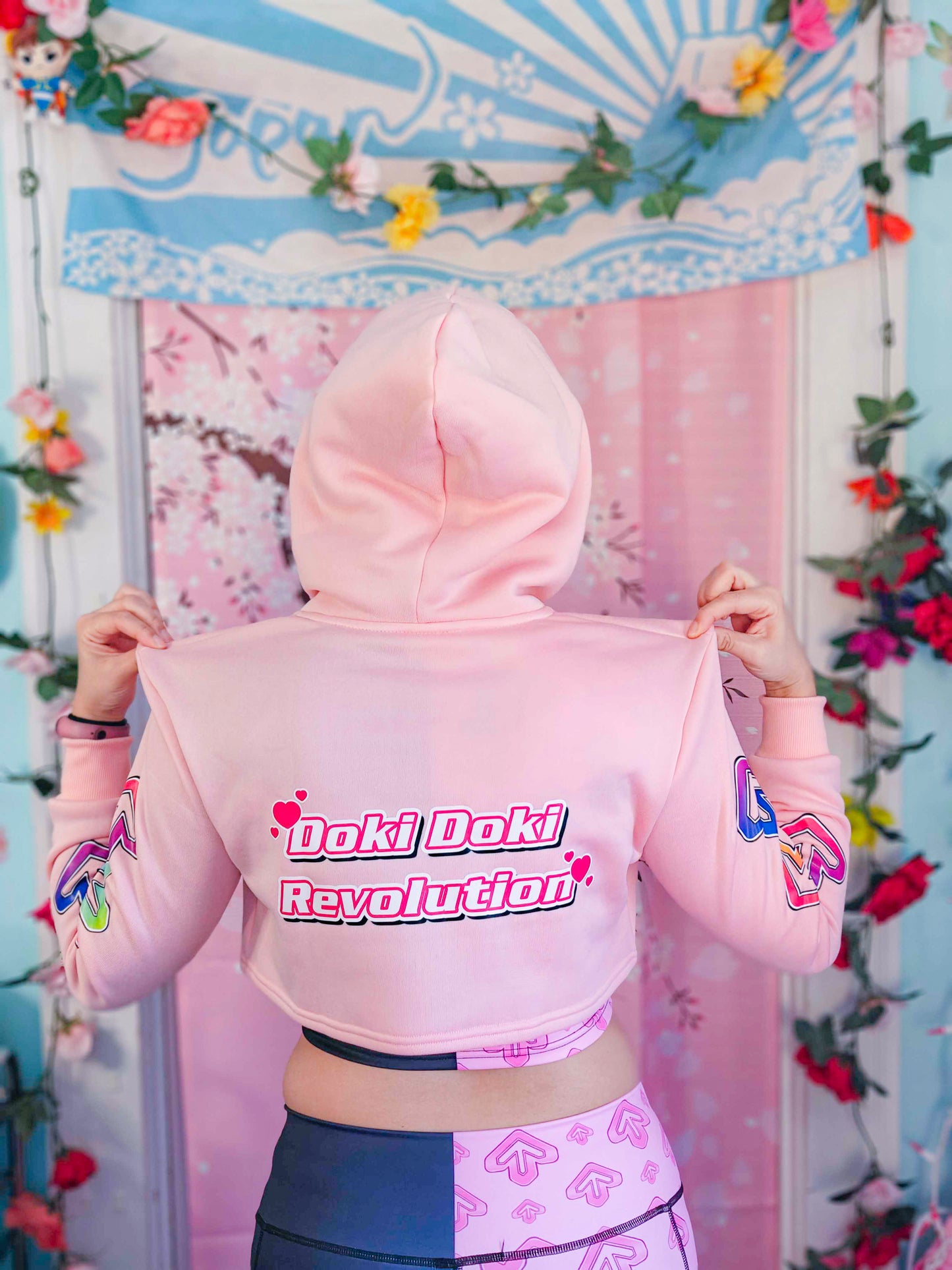 Stay Cute Crop Top Hoodie