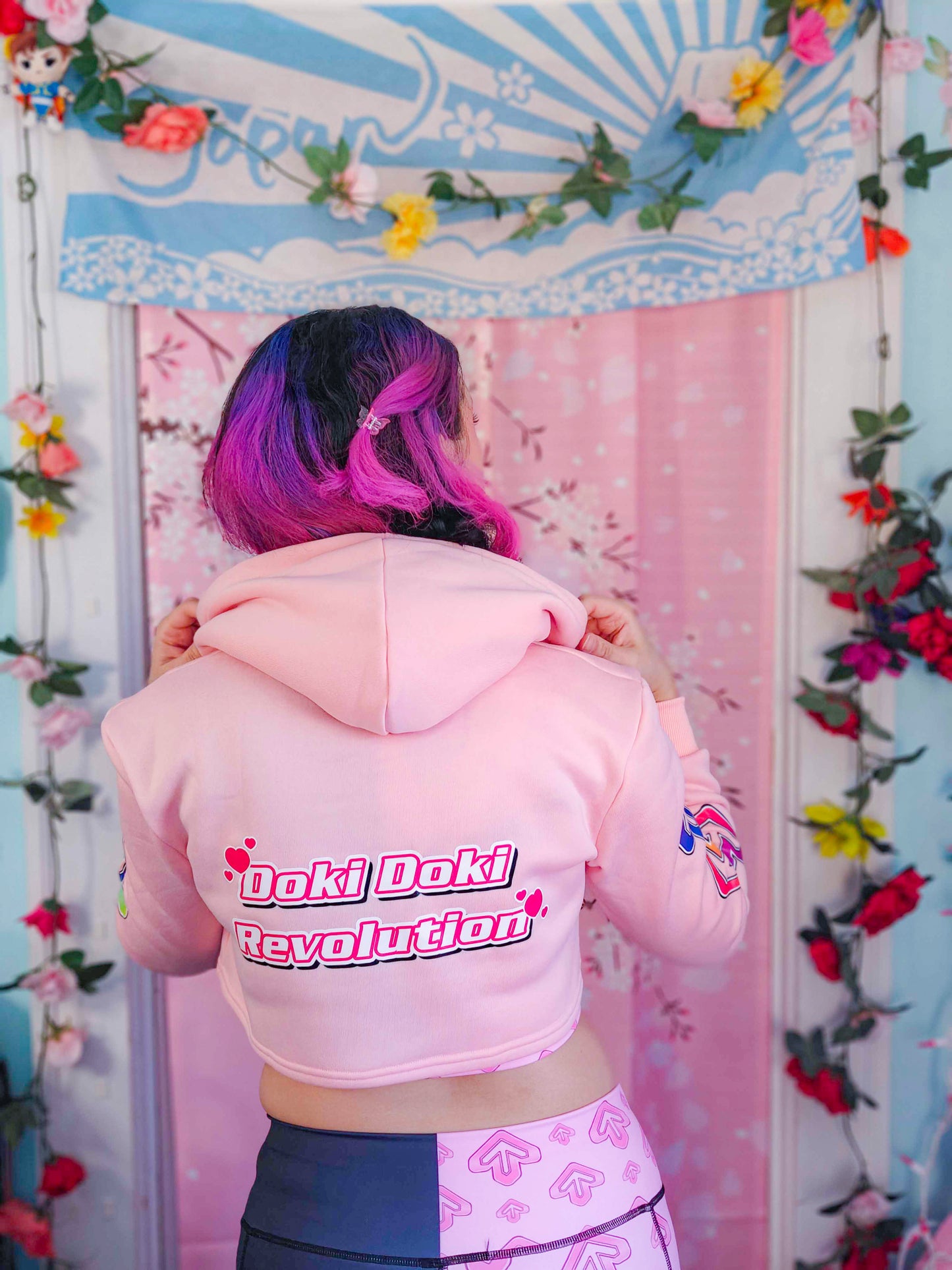 Stay Cute Crop Top Hoodie