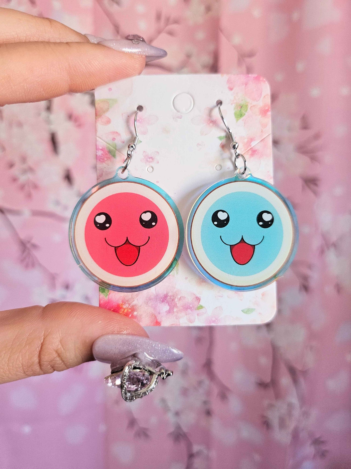 Taiko Holographic Earrings