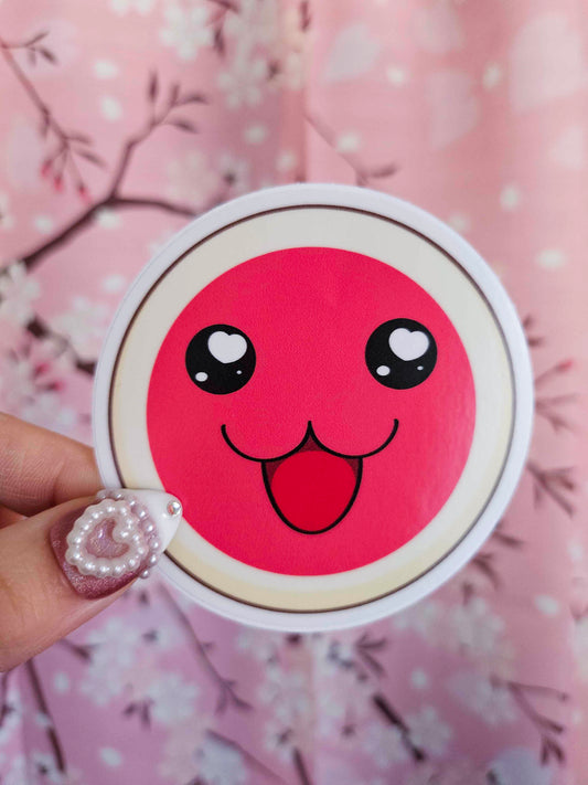 Taiko Red Sticker